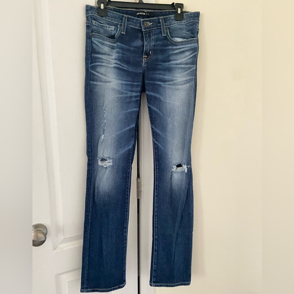 Big star - Low rise blue bottom jeans